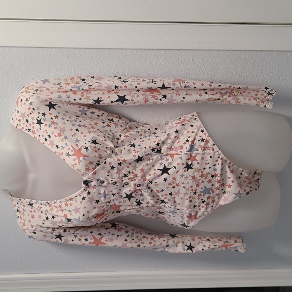 Star printed bodysuit